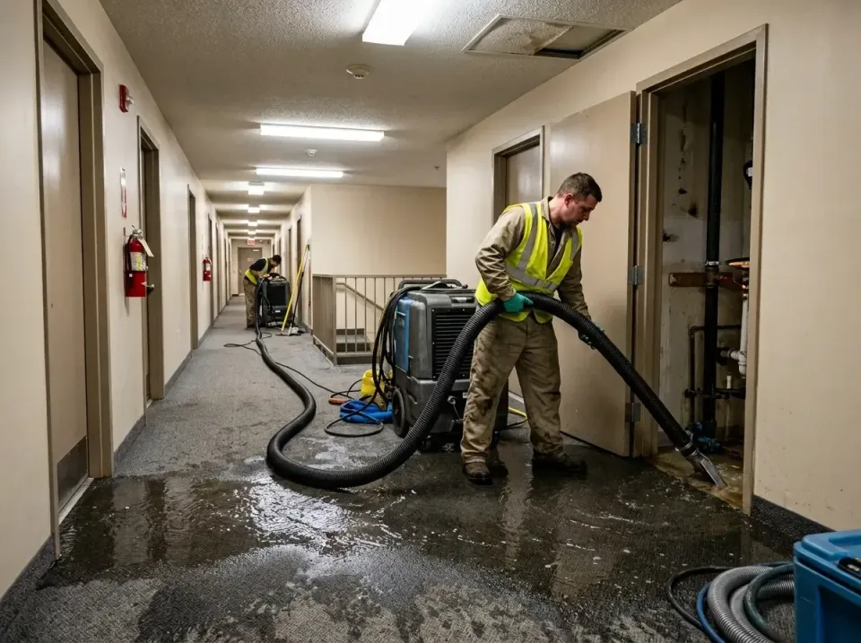 multi-unit-apartment-hallway-f-005 — frequently asked questions, Emergency Burst Pipe Water Extraction & Removal in Bell, CA